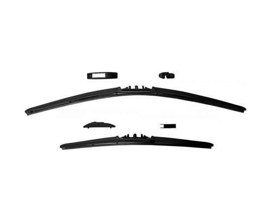 Комплект щёток стеклоочистителя HYBRID 2 шт 65 см и 45 см + адаптер B1 2 шт Heyner 020160 – изображение 2