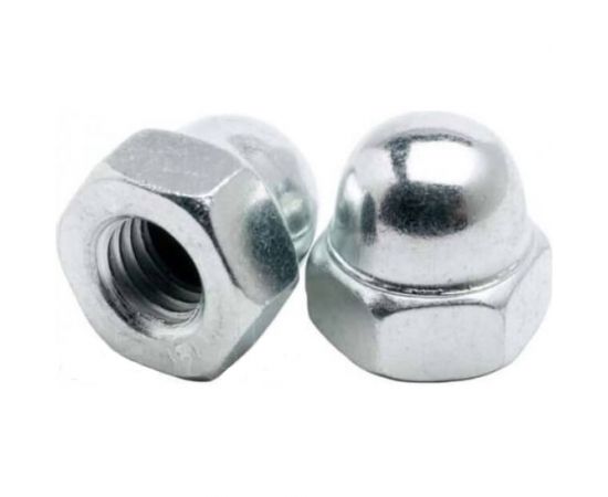 Шестигранная колпачковая гайка Insparion DIN 1587 а2 нержавеющая сталь, М6, 10 шт. ЕВ-00000151 – изображение 2