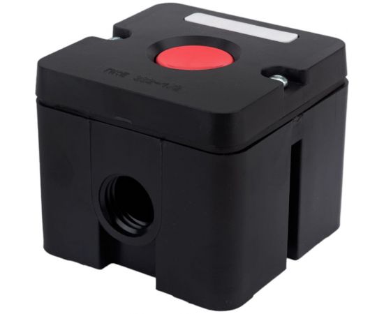 Пост управления Электротехник ПКЕ 222-1 У2, 10А, 660В, 1 элемент, красный цилиндр, накладной, IP54 ET519073 – изображение 2