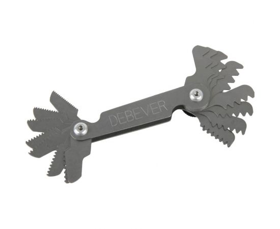 Набор резьбовых шаблонов DeBever 55 град DB-S-TM55 – изображение 3