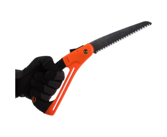 Складная пила HARDEN универсальная с дополнительной защитой руки, зуб 3D, 180 мм. 631302 – изображение 3