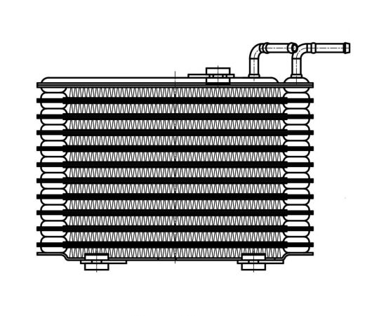 Радиатор масляный для автомобилей Outlander 2.4i/3.0i LUZAR LOc 1162 – изображение 3