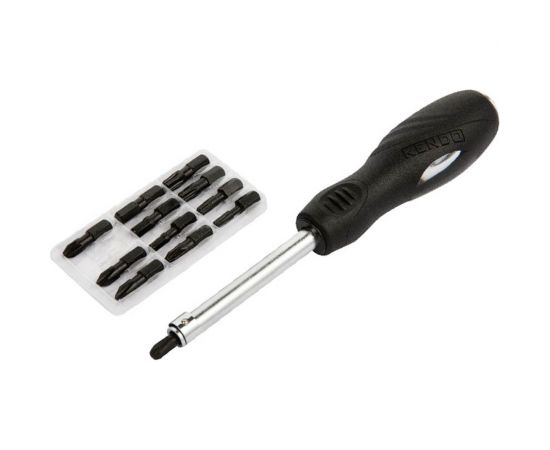 Ударная отвертка с битами KENDO 13 предметов 20021 – изображение 3