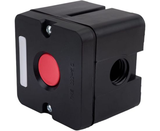 Пост управления Электротехник ПКЕ 222-1 У2, 10А, 660В, 1 элемент, красный цилиндр, накладной, IP54 ET519073 – изображение 4