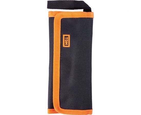 Набор пинцетов для электроники TDM 9 предметов, нержавеющие, антистатика, тканевый чехол, Рубин SQ1025-0810 – изображение 4