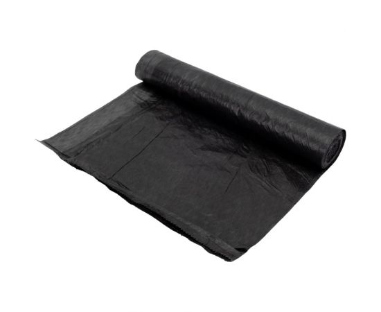 Мешки для мусора 60 л, 10 шт, с тесьмой для затягивания, черные, ролик Золушка 9313 – изображение 4