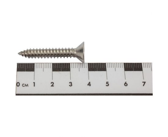 Нержавеющий саморез с потайной головкой KREPFIELD 6,3x38 мм, DIN 7982, А2, крестообразный шлиц PH, 25 шт. 7982А2САМОРЕЗ6.3X38-25 – изображение 4