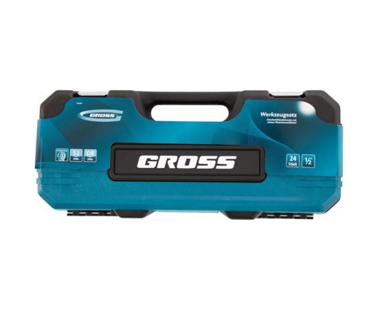 Набор инструментов GROSS 24 предмета, 120 зубьев, CrV, 1/2 14147 – изображение 4