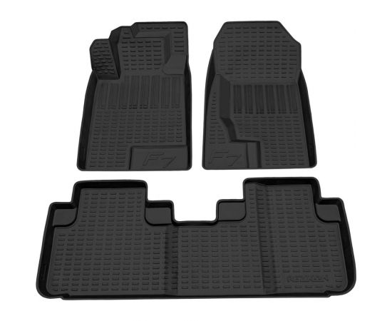 Салонные коврики REZKON полиуретановые, черные, для Haval F7 19-Н.В. 0557010100 