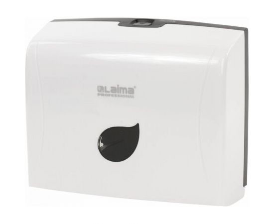 Диспенсер для полотенец ЛАЙМА PROFESSIONAL ECO Система H2, Z-сложения, белый, ABS-пластик 606547 