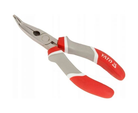 Изогнутые тонкогубцы YATO 200мм CRV YT-2028 