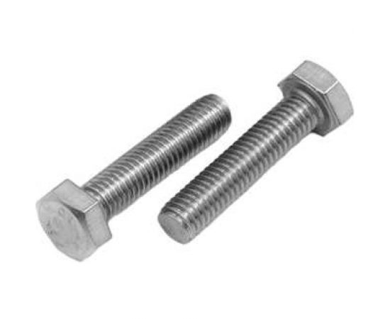 Нержавеющий болт с шестигранной головкой KREPFIELD M12x65 мм, DIN 933, А2, полная резьба, 4 шт. 933А2БОЛТ12Х65-4 