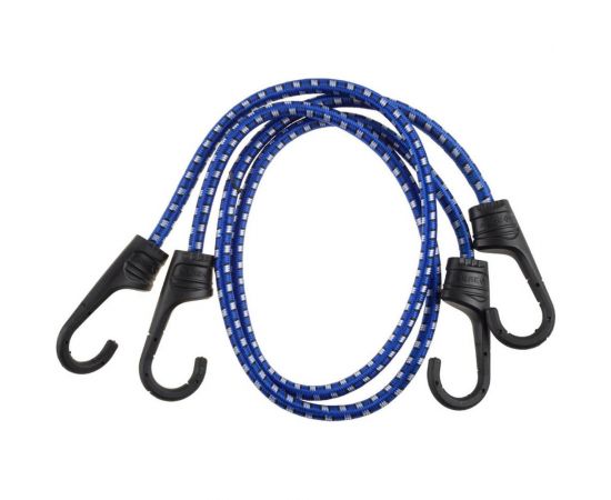 Крепежный шнур ЗУБР резиновый 60 см, крюки со стальным сердечником 2 шт 40508-060 