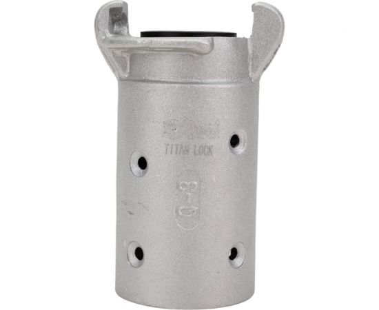 Соединение крабовое под рукав (внутренний диаметр 38 мм; алюминий) TITAN LOCK TL038SBH-AL 