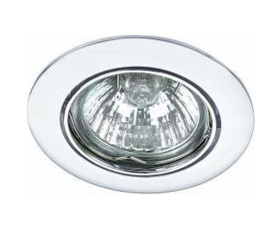 Встраиваемый поворотный спот POWERLIGHT GU5,3x50W хром, алюм.литье 6028/1-4CH 