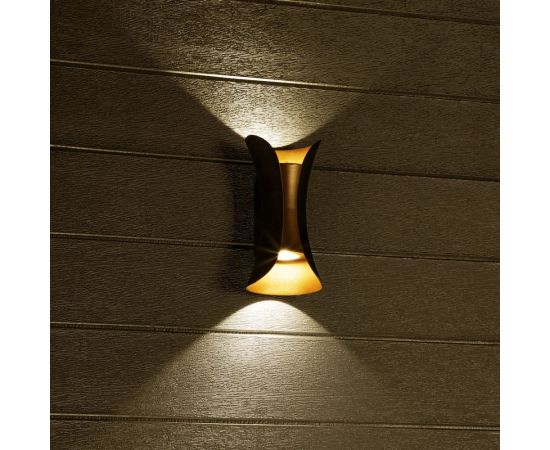 Настенный накладной светильник duwi NUOVO LED 6Вт ABS пластик 3000К IP 54 черный 2 луча 24786 3 – изображение 12