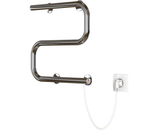 Электрический полотенцесушитель Zox S 40x40 кнопочный выкл, 100 Вт 541714 – изображение 2