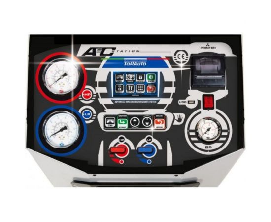 Автоматическая установка для заправки автомобильных кондиционеров, с сенсорным дисплеем Top-Auto RR700Touch – изображение 2