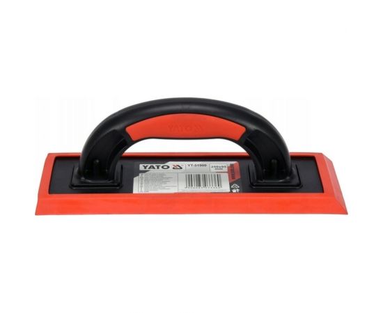 Терка YATO 250x95 мм, с накладкой из губчатой резины YT-51900 – изображение 2