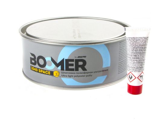 Полиэфирная универсальная шпатлевка BOOMER SPACE 0.5+0.015 кг 1040/0,5 – изображение 2