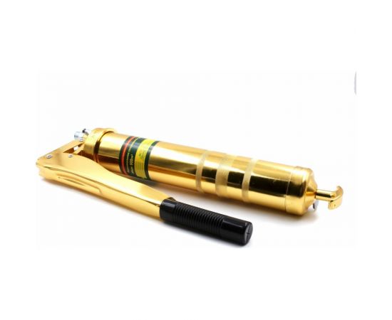 Шприц для консистентной смазки HQ-mech 900 мл, рычажно-плунжерный, 2 плунжера, покрытие gold 2 УТ000002061 – изображение 2