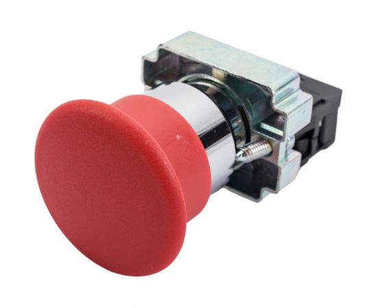 Кнопка управления CHINT "Грибок" d40мм (2) NP2-BC42 без подсветки красная 1НЗ IP40 574846 – изображение 3