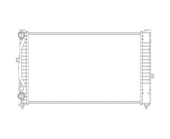 Радиатор охлаждения для автомобилей Passat B5 /Audi A4 /A6 MT LUZAR LRc 1812 – изображение 3