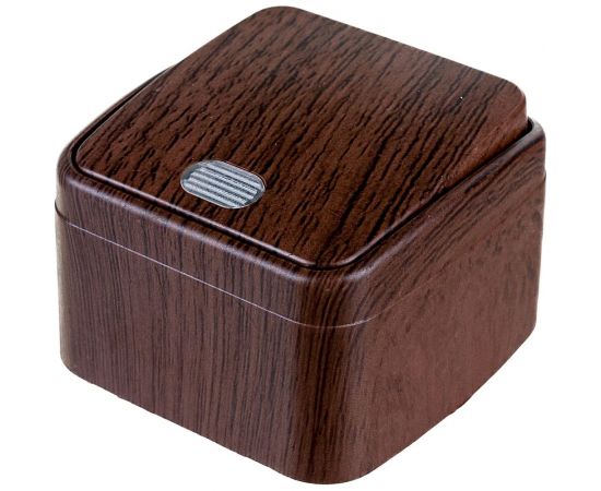 1-клавишный выключатель с индикатором EKF ОП Минск 10А тёмное дерево SQEGV10-121-40 – изображение 3