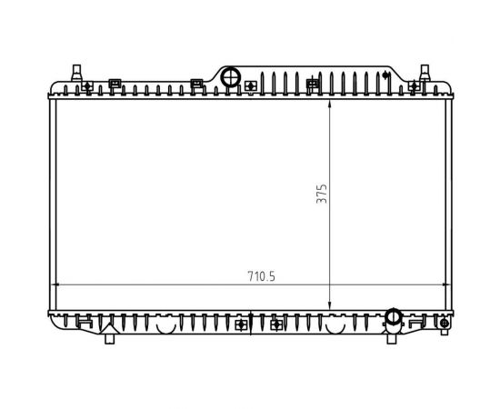 Радиатор охлаждения для автомобилей Fora LUZAR LRc 3005 – изображение 3