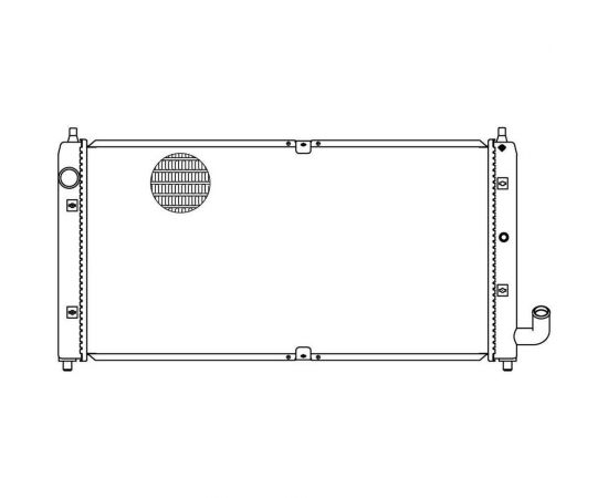 Радиатор охлаждения для автомобилей Chery Bonus 1.5i MT LUZAR LRc 3015 – изображение 3