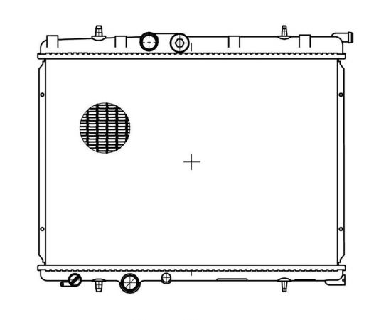 Радиатор охлаждения для автомобилей Peugeot 206 M/A LUZAR LRc 20G1 – изображение 3