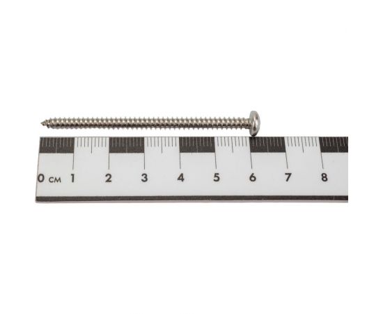 Нержавеющий саморез с полукруглой головкой KREPFIELD 3,9x60 мм, DIN 7981, А2, крестообразный шлиц PH, 40 шт. 7981А2САМОРЕЗ3.9X60-40 – изображение 4