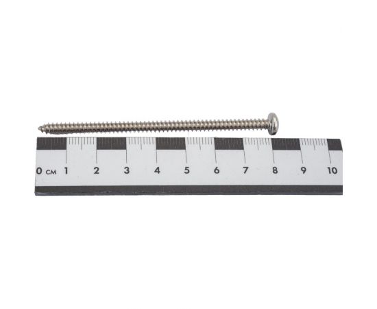 Нержавеющий саморез с полукруглой головкой KREPFIELD 4,2x80 мм, DIN 7981, А2, крестообразный шлиц PH, 40 шт. 7981А2САМОРЕЗ4.2X80-40 – изображение 5