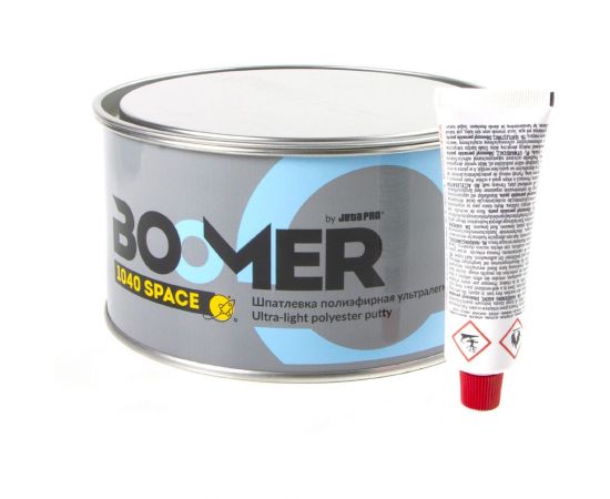 Полиэфирная универсальная шпатлевка BOOMER SPACE 0.5+0.015 кг 1040/0,5 – изображение 5