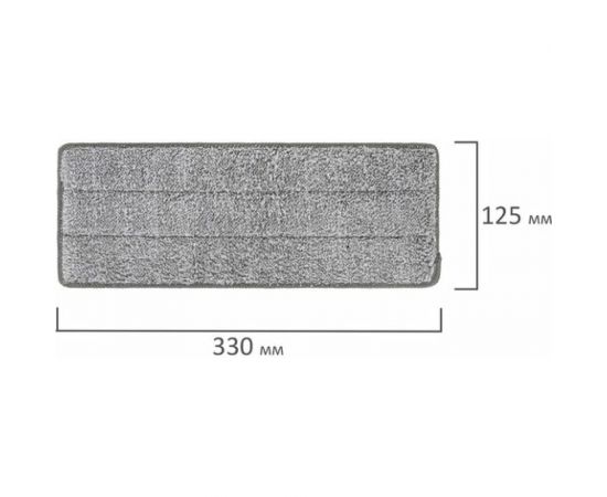 Насадки для швабры LAIMA кармашки с 2-х сторон, комплект 6 шт., микрофибра, 33x12,5 см 608144 – изображение 10