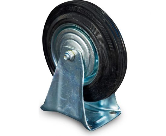 Колесо неповоротное резиновое MW130 200 мм TOR 1022081 