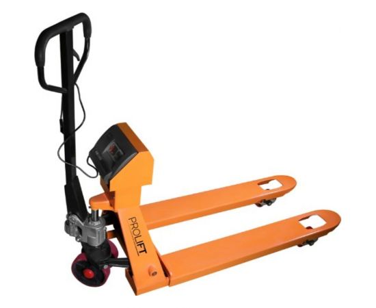 Гидравлическая тележка с весами PROLIFT CW 20, грузоподъемность 2000 кг, вилы 1150х550 мм 