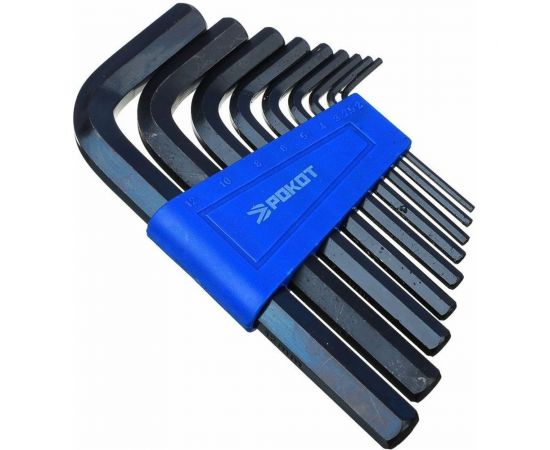 Набор ключей-шестигранников РОКОТ 2.0-12 мм, 9 шт. 633-021 