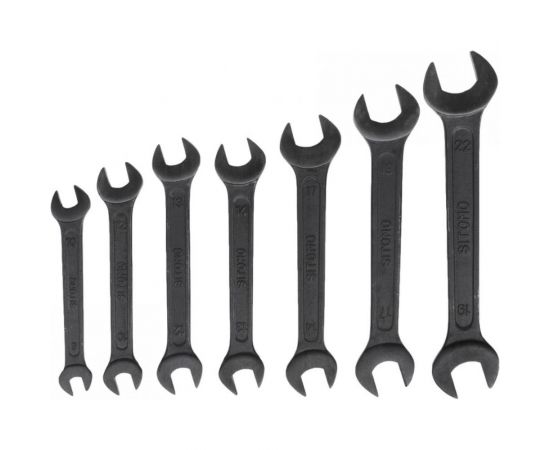 Набор гаечных рожковых двусторонних ключей 7 шт 8-22 SITOMO 54379 