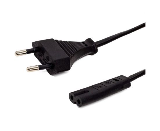 Кабель питания Filum cee 7/16-с7, 2x0.5мм?, 220в, 2.5a, чёрный, 1м FL-PC2.5-EU-C7-1M 