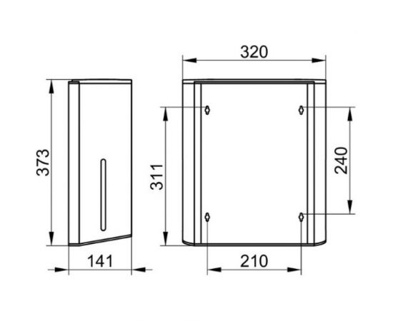 Дозатор бумажных полотенец KEUCO PLAN 00000064840 14985010000 – изображение 2