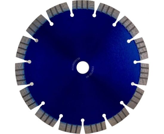 Диск алмазный турбосегментный FB/ZZ по железобетону 230D-2.4T-15W-15S-22.2 MESSER 01-16-232 – изображение 2