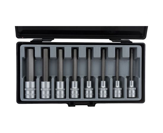 Набор головок-бит HEX 1/2" 8 шт. FORCE4092 – изображение 2