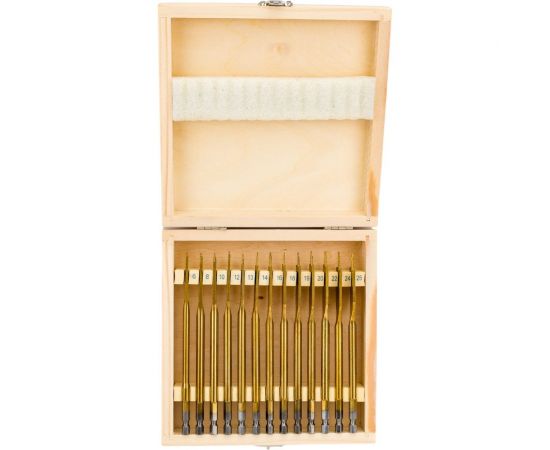 Набор перовых сверл по дереву 6-8-10-12-13-14-16-18-19-20-22-24-25 мм, 13 шт Gigant Gpd-13 – изображение 2