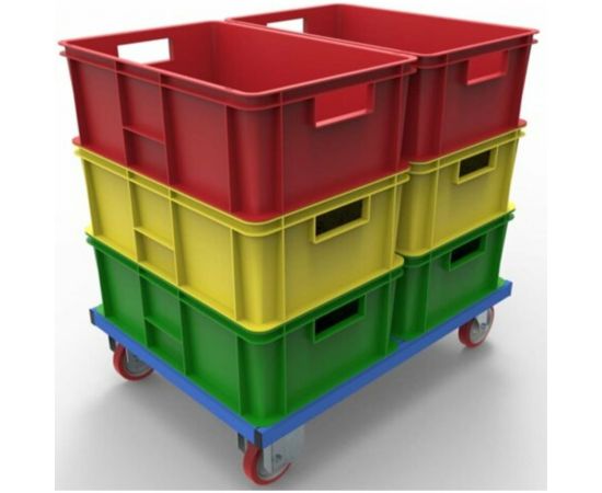 Платформенная тележка для Евробокса МосТележка 820x1220 мм ТПКСб-12282 – изображение 2