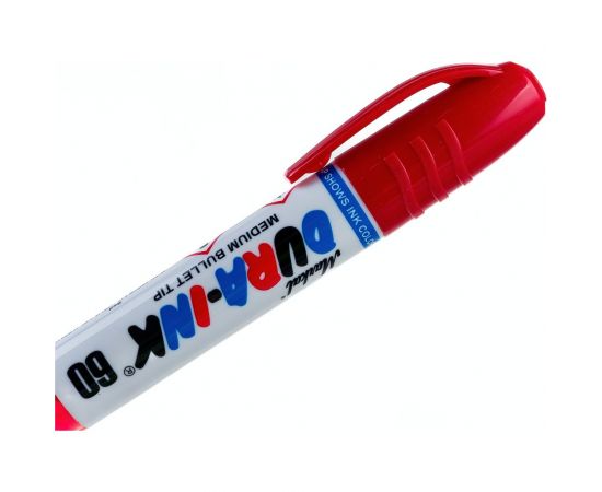 Промышленный водостойкий универсальный маркер Markal Dura Ink 60 3,0 мм красный 96535 – изображение 3