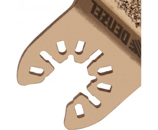 Насадка шлифовальная дельтовидная HM по плитке и дереву 33 мм для МФИ Denzel 782321 – изображение 3