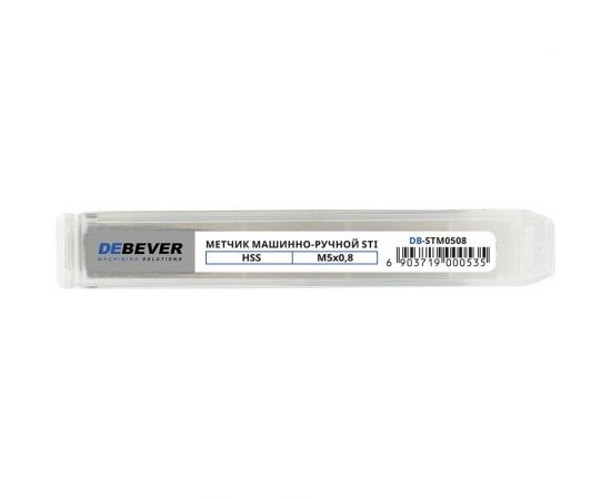 Метчик DeBever HSS STI М5x0,8 DB-STM0508 – изображение 3