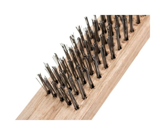 Корщетка с деревянной ручкой FIT IT 5-ти рядная 38405 – изображение 3