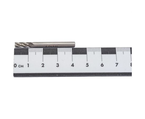 Фреза концевая (4х43х11 мм; 4-зуб; хвостовик 4 мм; Р6М5) Туламаш 150147 – изображение 4